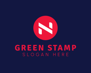 Startup Modern Business Letter N logo design