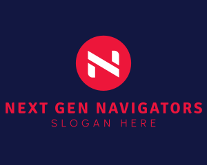 Startup Modern Business Letter N logo