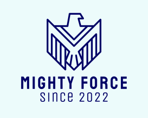 Military Air Force Eagle  logo design