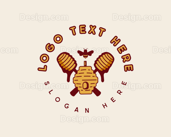 Sweet Honey Beehive Logo