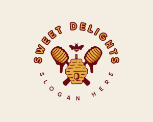 Sweet Honey Beehive logo design