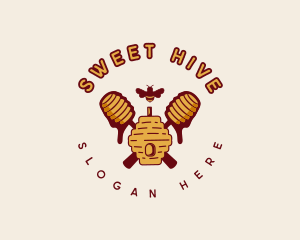 Sweet Honey Beehive logo design