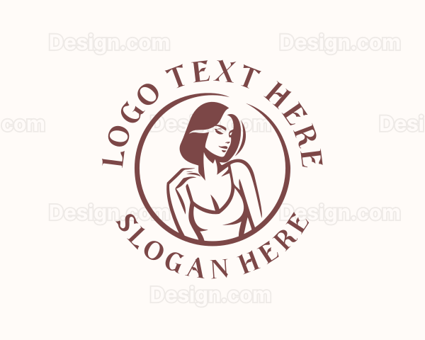 Woman Bikini Lingerie Logo