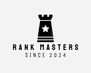 Chess Rook Castle logo design