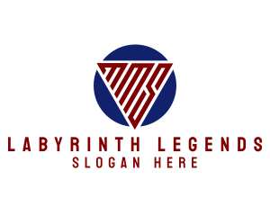 Labyrinth Triangle Maze logo