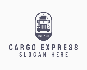 Express Cargo Truck logo design