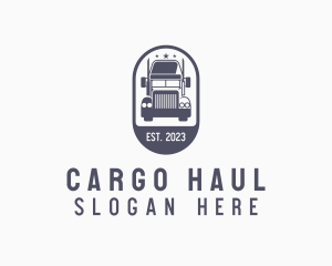 Express Cargo Truck logo design