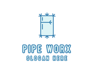 Icy Fridge Appliance logo design