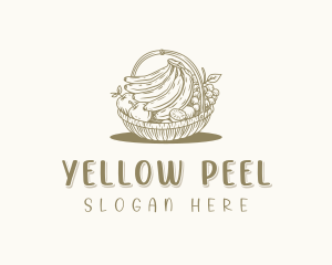 Homegrown Fruit Basket  logo design