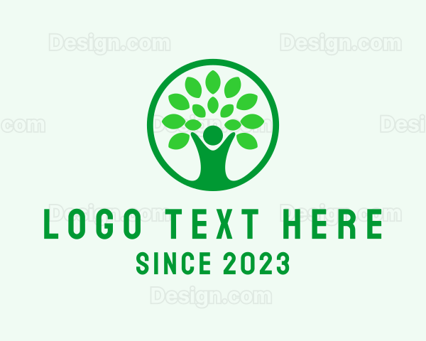 Tree Planting Volunteer Logo