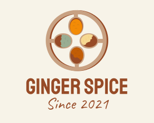 Powder Spice Spoon logo design