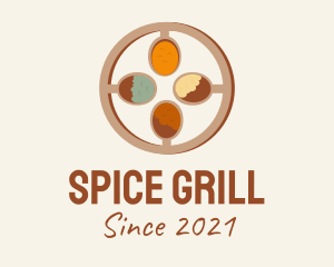 Powder Spice Spoon logo design