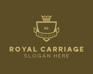 Regal Crown Shield  logo design