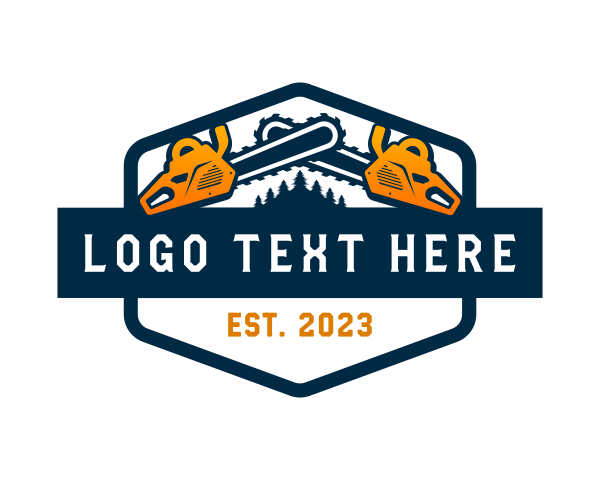Lumberjack logo example 1