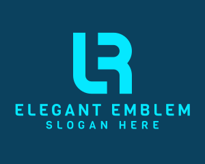 Generic Letter LR Monogram logo