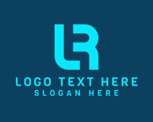 Social Media - Generic Letter LR Monogram logo design