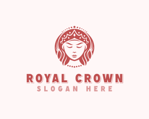 Beautiful Queen Monarchy logo design