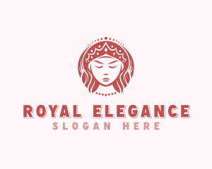 Beautiful Queen Monarchy logo design