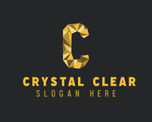 Golden Luxury Letter C logo design