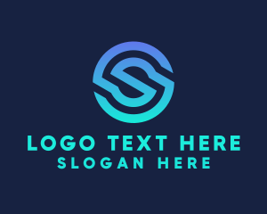 Digital Tech Letter S Business logo design