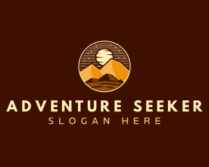 Desert Outdoor Adventure logo design