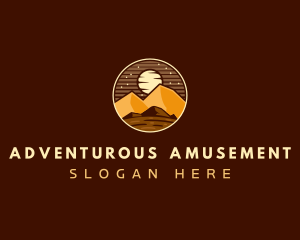 Desert Outdoor Adventure logo design