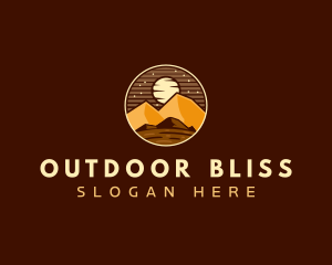 Desert Outdoor Adventure logo design