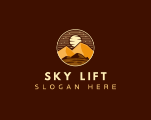 Desert Outdoor Adventure logo design