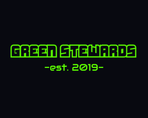 Green Game Screen logo design