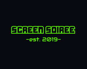 Green Game Screen logo design