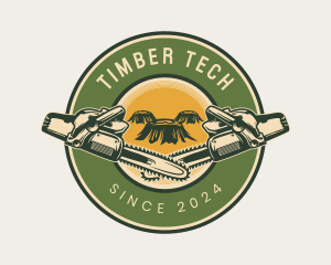 Pine Tree Logging  logo