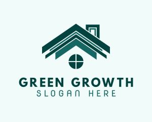 Green Roof Housing logo design