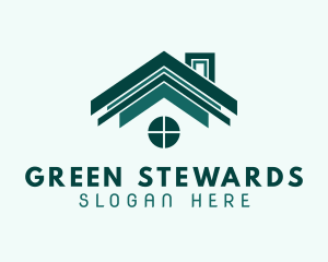 Green Roof Housing logo design