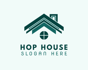 Green Roof Housing logo design