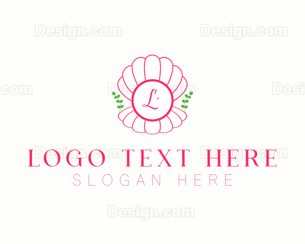 Feminine Seashell Jewelry Logo