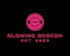 Neon Futuristic Business logo design