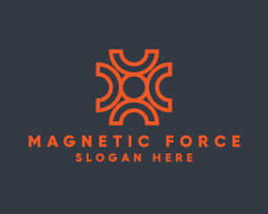 Modern Magnet Sphere logo design