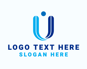 Company - Consulting Company Letter U logo design