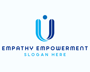 Consulting Company Letter U logo design