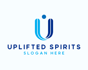 Consulting Company Letter U logo design