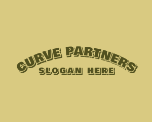 Curve Retro Business logo