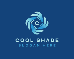 Cooling Air Conditioning logo design