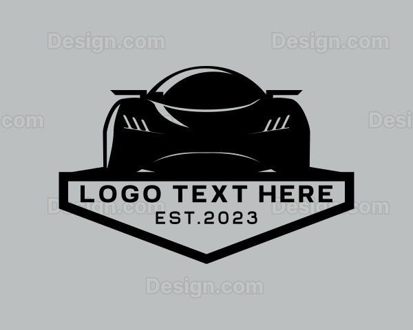 Car Automobile Drag Racing Logo