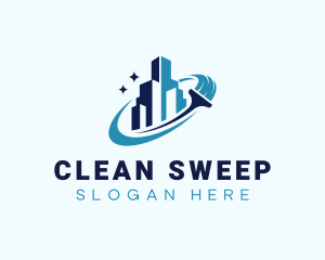 Building Cleaning Sanitation logo design