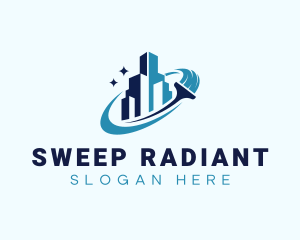 Building Cleaning Sanitation logo design