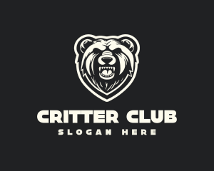 Grizzly Bear Roar logo design