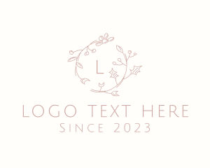 Leaf Branch Flower Decor logo