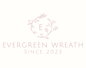 Leaf Branch Flower Decor logo design