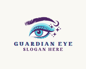 Eye Eyelash Makeup logo design