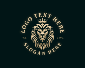 Luxury King Lion Empire logo